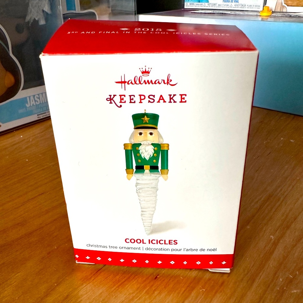 Cool icicles series Hallmark Nutcracker Ornament. NIB. Only out for pics. ♥️💚